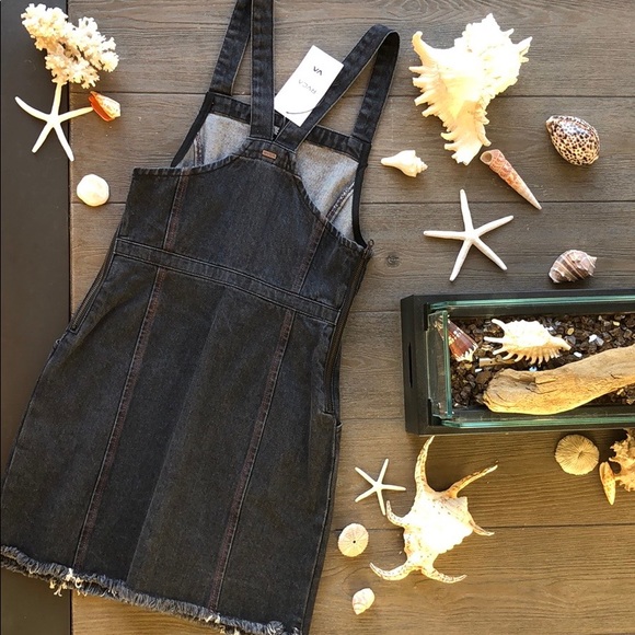 🌴🔆RVCA- ACE DENIM JEAN DRESS🔆🌴 - Picture 12 of 13